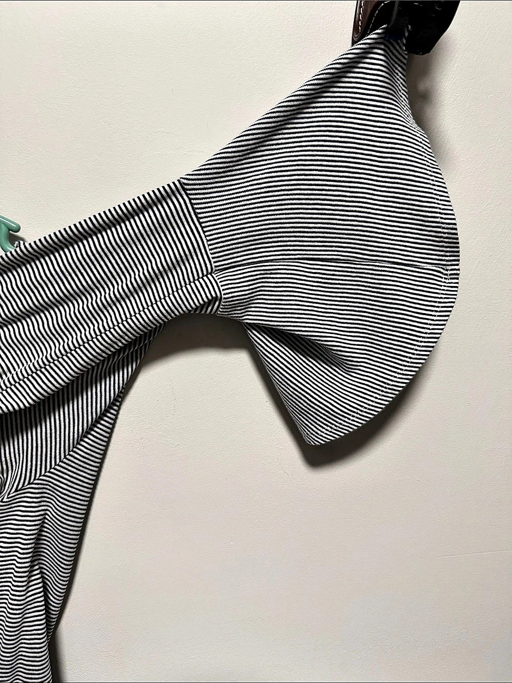Philosophy Striped Long Sleeve Top in Blue & White - Large